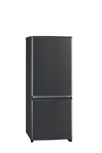 三菱電機 冷蔵庫 小型タイプ 幅48cm 146L 2ドア フルフラット天板 ファン式自動霜取り マットチャコール MR-P15J-H