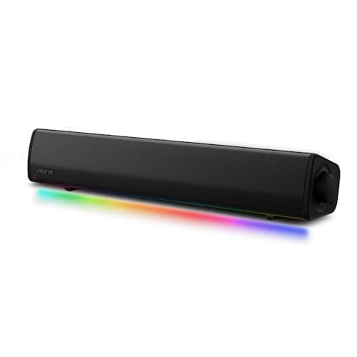 Sound Blaster GS3 ブラック【価格.com プロダクトアワード2024 金賞】12W RMS/ピーク出力24W サイズを超えたワイドな音の広がり SuperWide技術 USB/Bluetooth / 3.5mm アナログ入力 ゲーミング サウンドバー SP-SBGS3