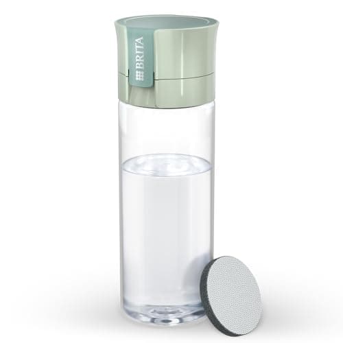 浄水器 ボトル型 ウォーターボトル ライトグリーン 600ml