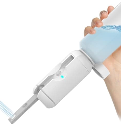 おしり洗浄機 携帯用 電動 充電式 ハンディシャワー ポータブル シャワーウォッシュ ホワイト F22124