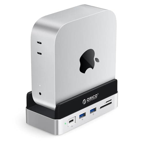 MiniDock Mac mini M4用スタンド ドック 10-IN-1 USB-Cハブ VS10