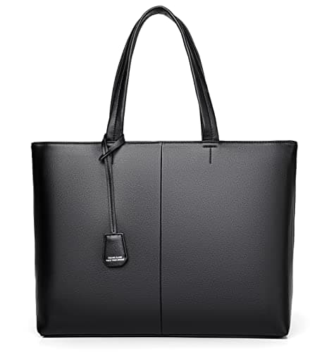 トートバッグ ビジネスバッグ メンズ 大容量 カバン 洗練された上品レザー FSDWG0080-BLACK