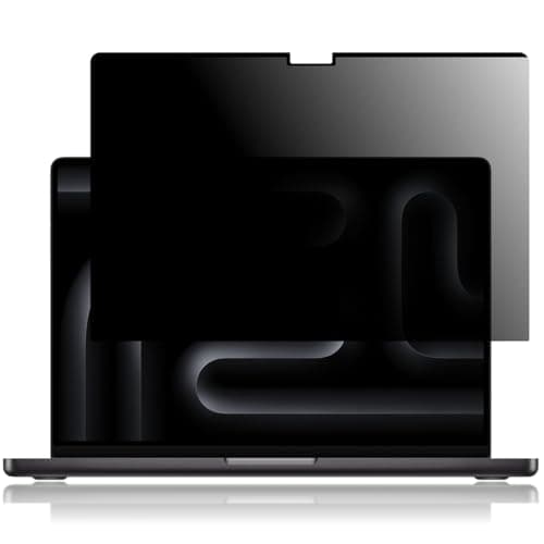 覗き見防止 macbook pro 14 保護フィルム【ブルーライトカット】反射防止 アンチグレア マグネット対応 レンズカバー付き 2021～2024年モデル M1～M4 Pro/Max対応 1枚 MB142021