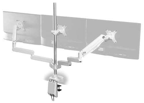 ロング モニターアーム GS トリプル BMA-3GS-WH