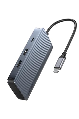 USB-C ハブ (7-in-1, Dual Display) A8374