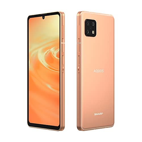 SHARP SIMフリースマホ AQUOS sense6 RAM 6GB/ROM 128GB eSIM対応 ライトカッパー(SH-M19B-C)