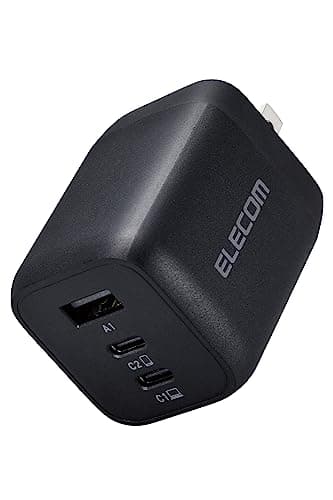 エレコム 充電器 65W USB PD対応 3ポート Type-C USB-A EC-AC4465BK