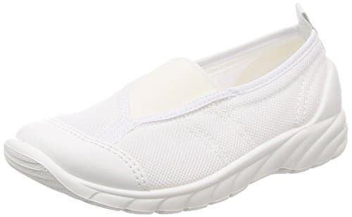 [シュンソク] 上履き バレー 日本製 三角甲 14~26cm 0.5cm有 1.5E キッズ 男の子 女の子 SSK 1020 ホワイト 22.0 cm 1.5E