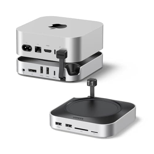 Mac mini M4/M4 Pro 専用 USB-Cハブ & スタンド 10-in-1 ドッキングステーション 65488