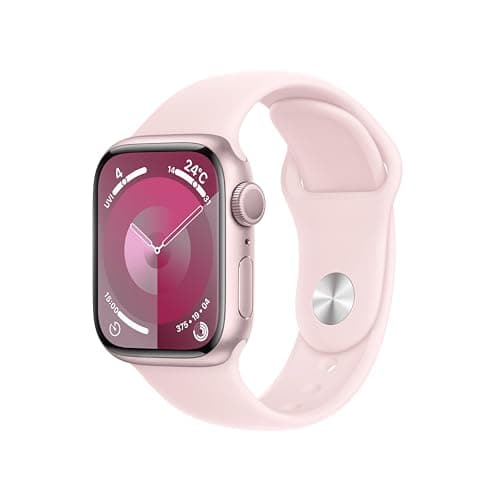 Apple Watch Series 9 (GPSモデル) - 41mm ピンクアルミニウムケースとライトピンクスポーツバンド M/L