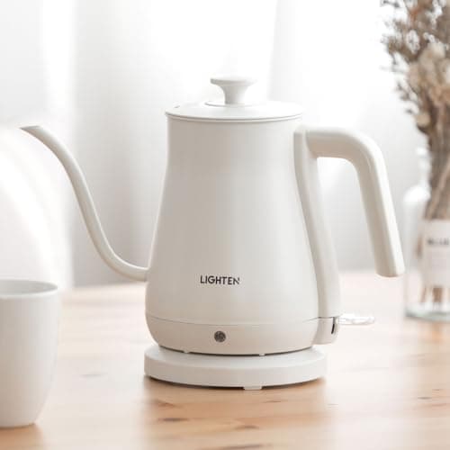 電気ケトル コーヒーケトル 0.8L egb-w81-wh