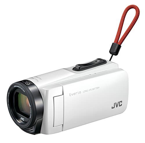 JVCKENWOOD ビデオカメラ Everio 耐衝撃 耐低温 32GB ホワイト GZ-F270-W