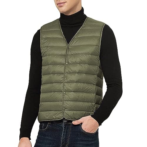ダウンベスト メンズ ウルトラライト インナー ベスト インナーダウン 無地 薄手 軽量 暖かい 防寒 秋 冬 Bey52