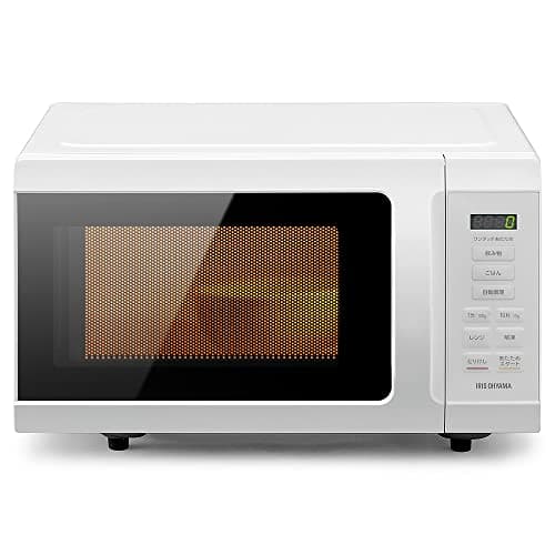アイリスオーヤマ 電子レンジ 18L 単機能 フラットテーブル ヘルツフリー 全国対応 KMB-F186/IMB-F186/PMB-F186 ホワイト