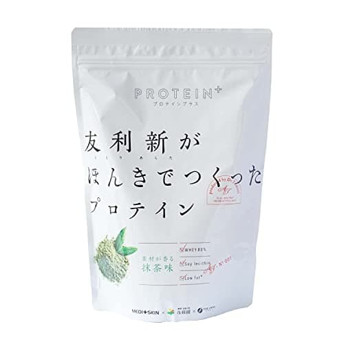 ファイン 友利新がほんきでつくったプロテイン 抹茶味 351g