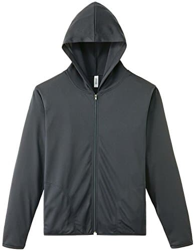 4.4ozドライメッシュZIPパーカー（フード一重）