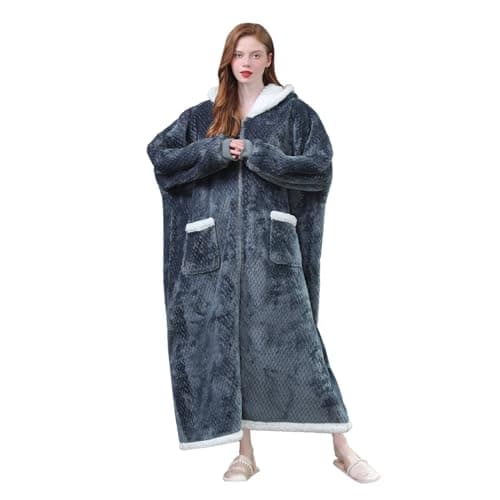 特厚版 着る毛布 メンズ レディース 着丈135cm 2023-6