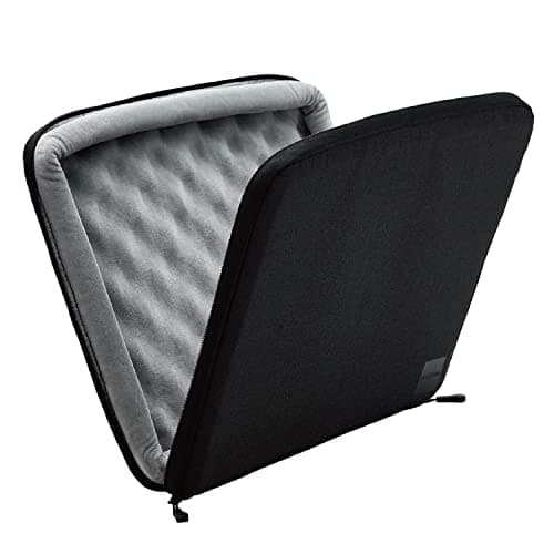 エレコム パソコンケース 14.0インチ MacBook Air M2/M1 13インチ MacBook Pro M2/M1 13~14インチ 360度保護 表面撥水加工 ダブルファスナー仕様 ブラック BM-IBSP14NBK