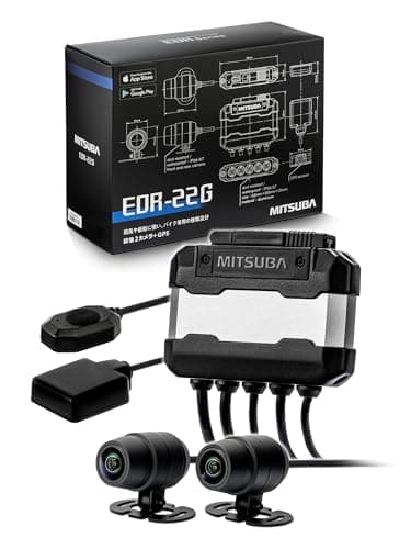 ドライブレコーダー バイク フルHD200万画素 前後2カメラ フラッグシップモデル コンパクトボディ2ndシリーズ EDR-22G