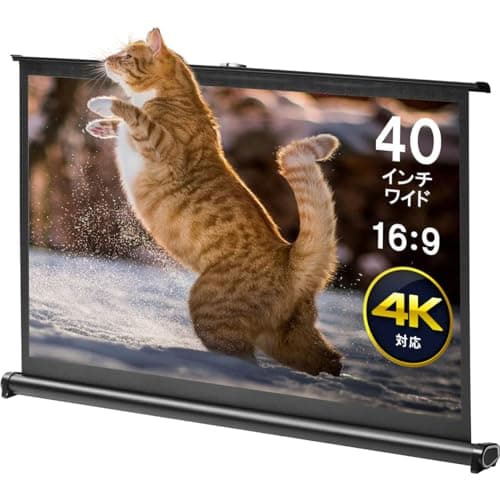 プロジェクタースクリーン 40インチワイド EEX-PSM4-40HD