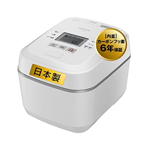 日立 炊飯器 5.5合 圧力&スチームIHふっくら御膳 RZ-V100EM W