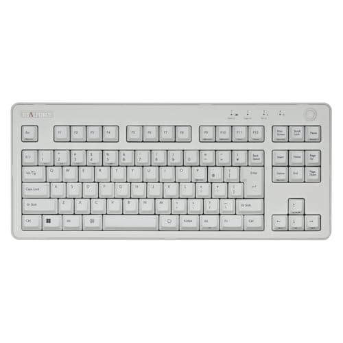 R3HC71 キーボード かなレス テンキーレス ホワイト 日本語配列 キー荷重 45g Bluetooth 有線