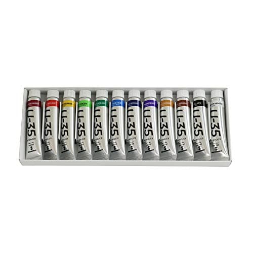 ターナー色彩(Turner Color) アクリル絵具 U-35 ヘビーボディータイプ 12色セット UA12C 11ml