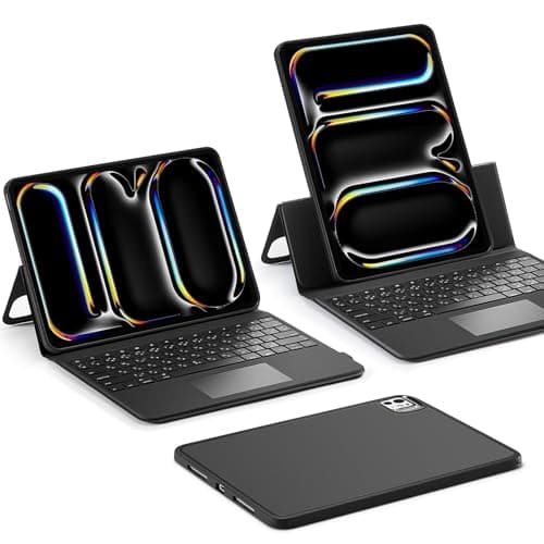 Ascend iPad Pro 13インチ (M5/M4, 2025/2024) トラックパッド付きキーボードケース