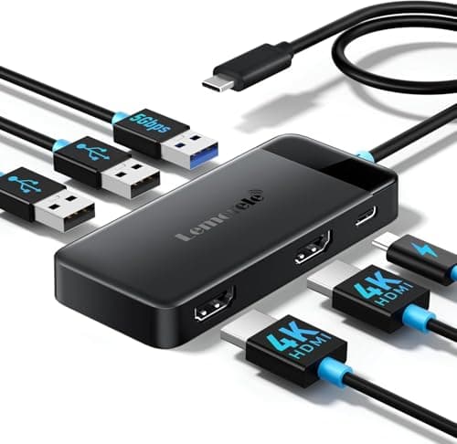 6 in 1 USB C ドッキングステーション (型番：TC122)