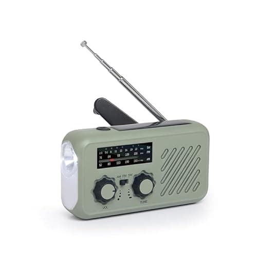 携帯ラジオ 小型 イヤホンジャック付き型 ソーラーラジオ AM/FM SOS 懐中電灯 スポットライト USB充電 スマホ充電 手回し 地震 津波 台風などの緊急対策 アウトドア 防災グッズ 非常用照明器具 ライトグリーン GFSLR03