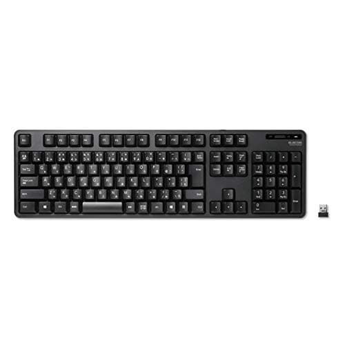 エレコム キーボード ワイヤレス TK-FDM106TXBK