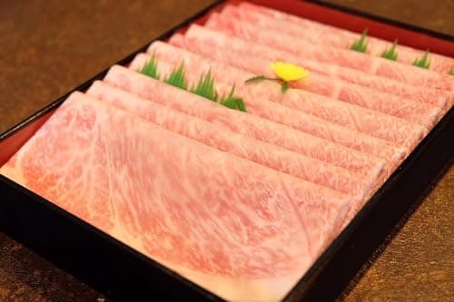 松阪牛 最高級 A5 霜降り 薄切り すき焼き用 しゃぶしゃぶ用
