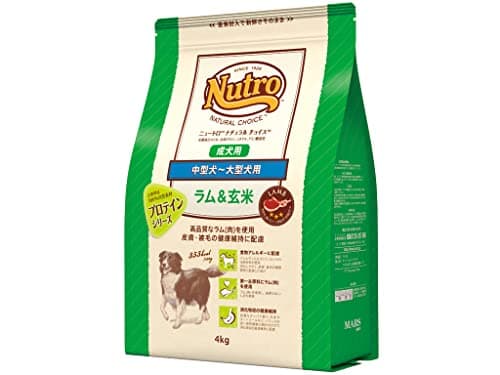 ナチュラルチョイス 中型犬~大型犬用 成犬用 ラム&玄米 4kg