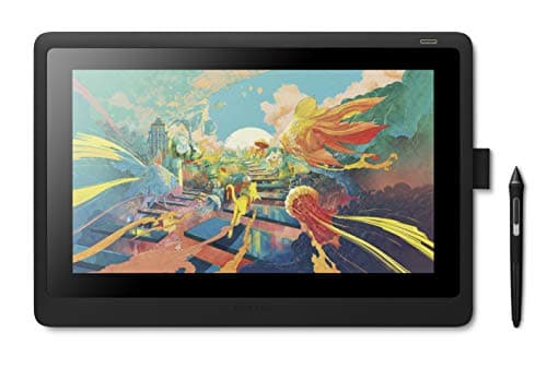 ワコム 液タブ 液晶ペンタブレット Wacom Cintiq 16 FHD ブラック オリジナルカスタムブラシセット DTK1660K1D