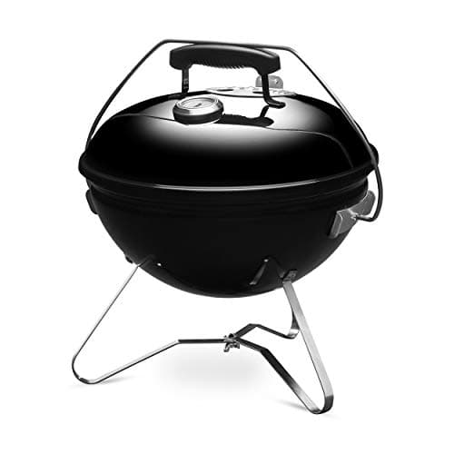 バーベキュー コンロ 直径37cm スモーキージョープレミアム キャンプ 焚火台 4-6人用【日本正規品10年保証】 温度計付き 1121308 ブラック