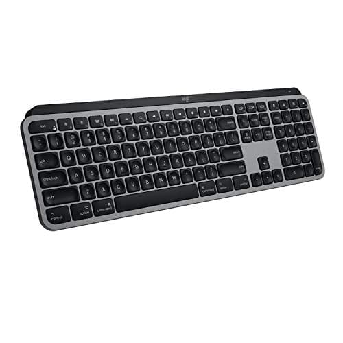 ロジクール アドバンスド ワイヤレス イルミネイテッド キーボード KX800M MX KEYS for Mac