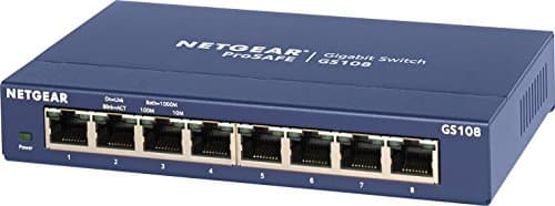 【正規品】 ネットギア NETGEAR スイッチングハブ 8ポート 1G 金属筐体 静音ファンレス リミテッドライフタイムハードウェア保証 アンマネージスイッチ GS108-400JPS