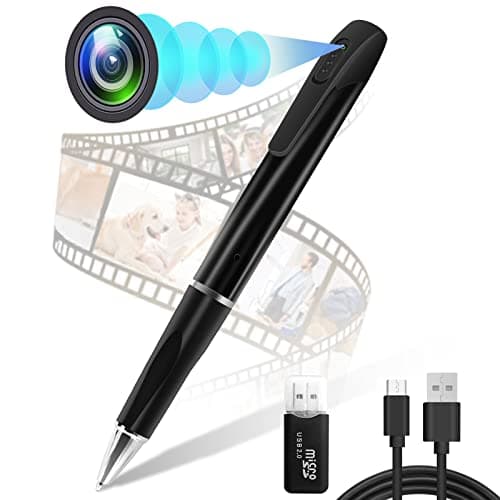小型カメラ ペン型カメラ 防犯カメラ 1080P ボイスレコーダー 128GB対応 スパイカメラ ペン型ビデオカメラ 超小型カメラ ボールペン型 カメラ カードリーダー 付