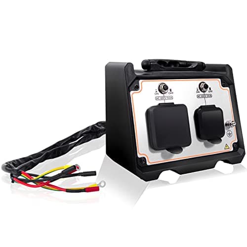 インバーター発電機 ガソリン発電機GH2700i 最大出力3.2kVA Gaidoh 正弦波 防音型 高出力 静音 ガソリン発電機 ポータブル発電機 AC DC出力 50Hz/60H切替 8時間運転可能 過負荷保護 地震 災害 停電 家庭用 東/西日本地域に適用 【55dBA】 (並列運転器)