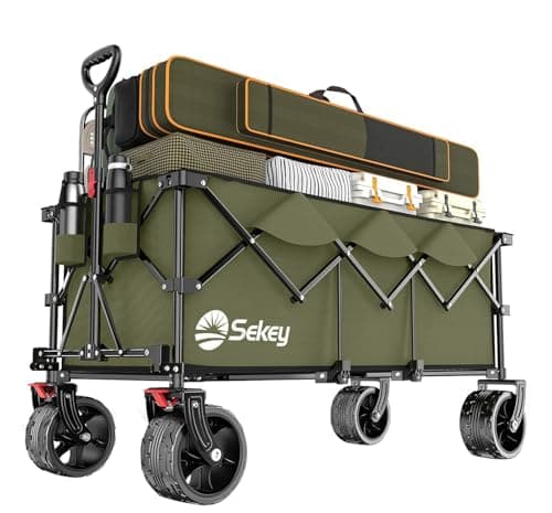 Sekey 特大容量300L 耐荷重200kg キャリーワゴン