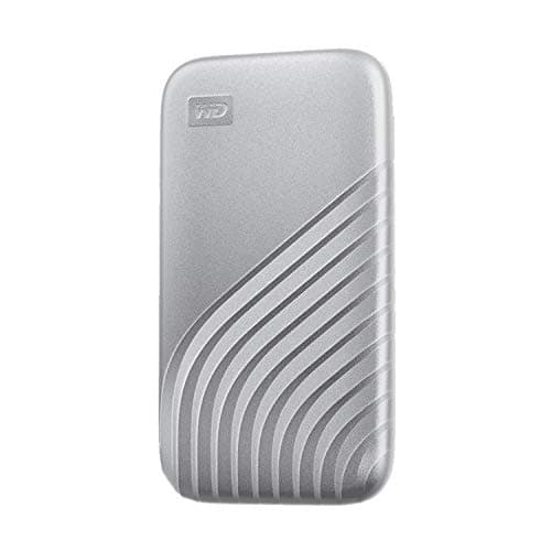 WD ポータブルSSD 2TB シルバー USB3.2 Gen2 Type-c My Passport SSD 最大読取り1050 MB/秒 外付け WDBAGF0020BSL-WESN