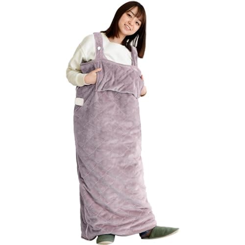 [山善] 電気毛布 着る毛布 YAPP-401AC(SP) スモーキーピンク