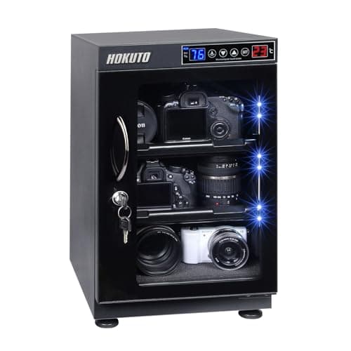 HOKUTO防湿庫・ドライボックス38L LED照明内蔵 HP-38EX