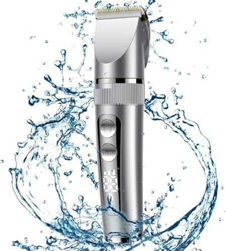 バリカン 防水 電動バリカン 散髪用 ヘアカッター コードレス セルフカット USB充電式 5段階調節 0.8~12mm対応 静音 全身水洗い 床屋/家庭用 プロ仕様
