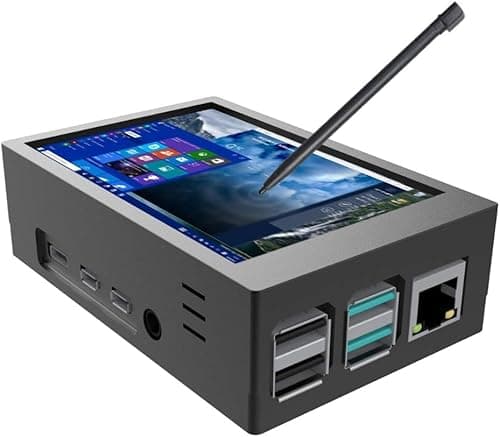 Raspberry Pi用ディスプレイ 3.5インチタッチスクリーン Raspberry Pi 4ハウジング 480x320 TFT LCD 60 FPSモニター Raspberry Pi用ミニファン付き