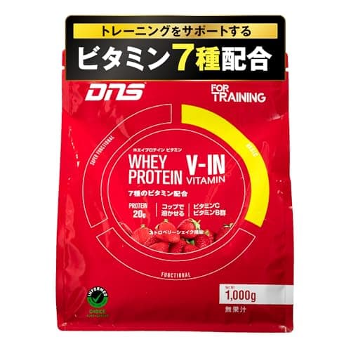 ホエイ プロテイン ビタミン For Training ストロベリーシェイク風味 1kg