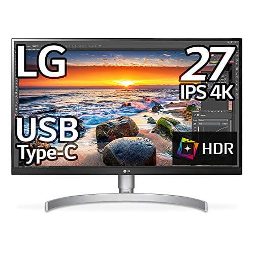 モニター ディスプレイ 27UK850-W 27インチ/4K/HDR対応/IPS非光沢/USB-Type-C