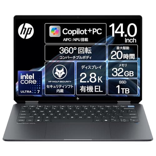 OmniBook Ultra Flip 14-fh (型番：B0GM6PA-AAAA)