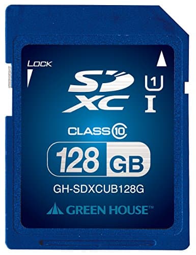 SDXCメモリーカード UHS-I対応 クラス10 128GB GH-SDXCUB128G