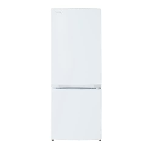 東芝(TOSHIBA) 冷蔵庫 幅47.9㎝ 153L GR-U15BS(W) 2ドア 自動霜取り 右開きタイプ ひとり暮らし 省スペース 耐熱天板 2022年モデル セミマットホワイト